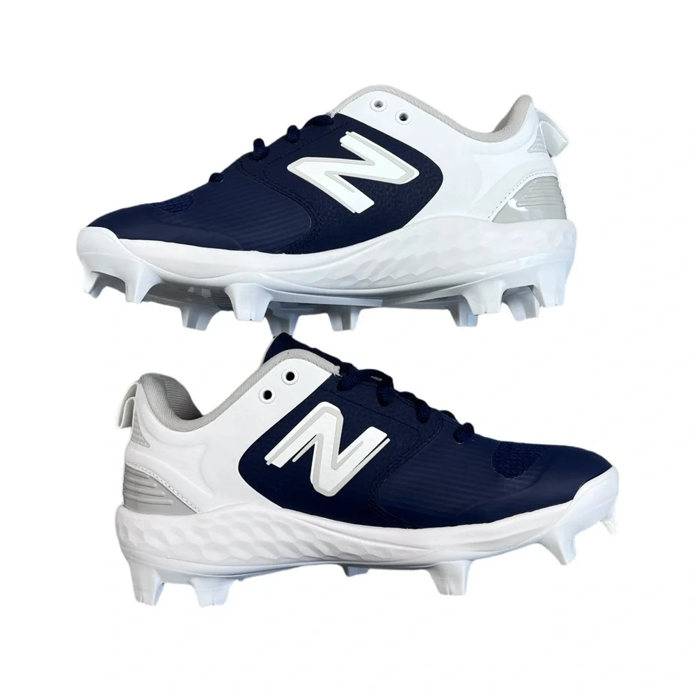 New Balance Fresh Foam Baseball/Softball Cleats Navy White NWOT W 9 / M 7.5 - Picture 7 of 10
